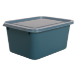 Organizador Rectangular 20 Lts Color con Tapa Transparente
