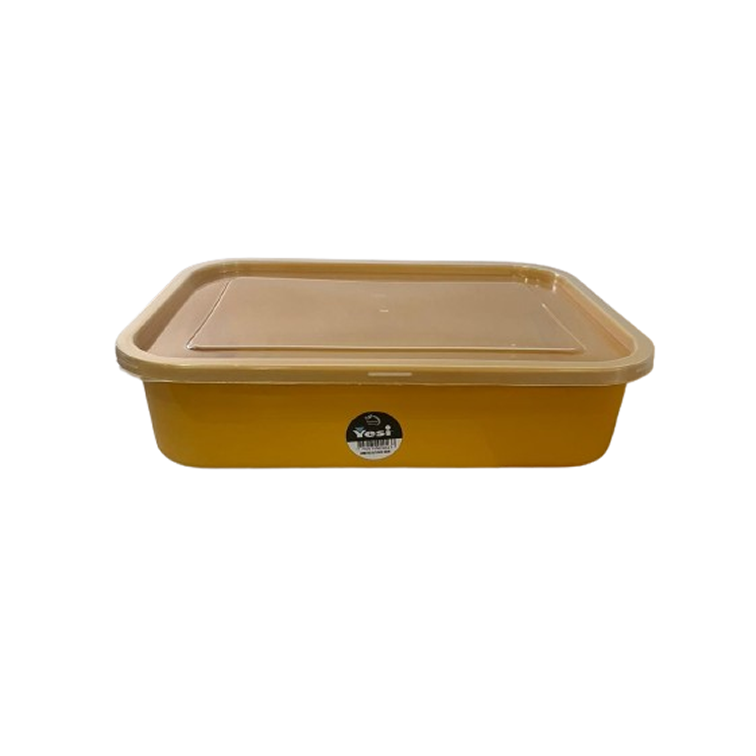 155003 ORGANIZADOR DE COLOR CON TAPA TRANSPARENTE 5LTS - AMARILLO