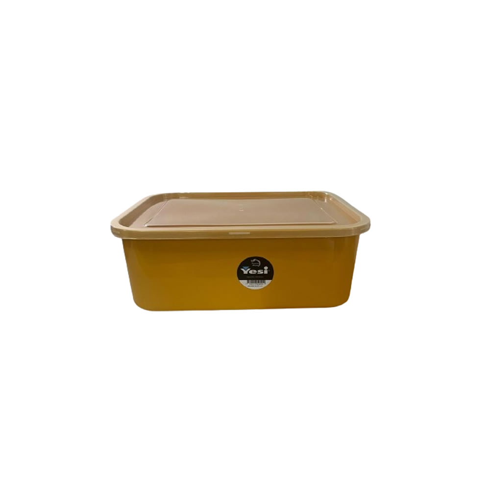 156003 ORGANIZADOR DE COLOR CON TAPA TRANSPARENTE 8LTS - AMARILLO