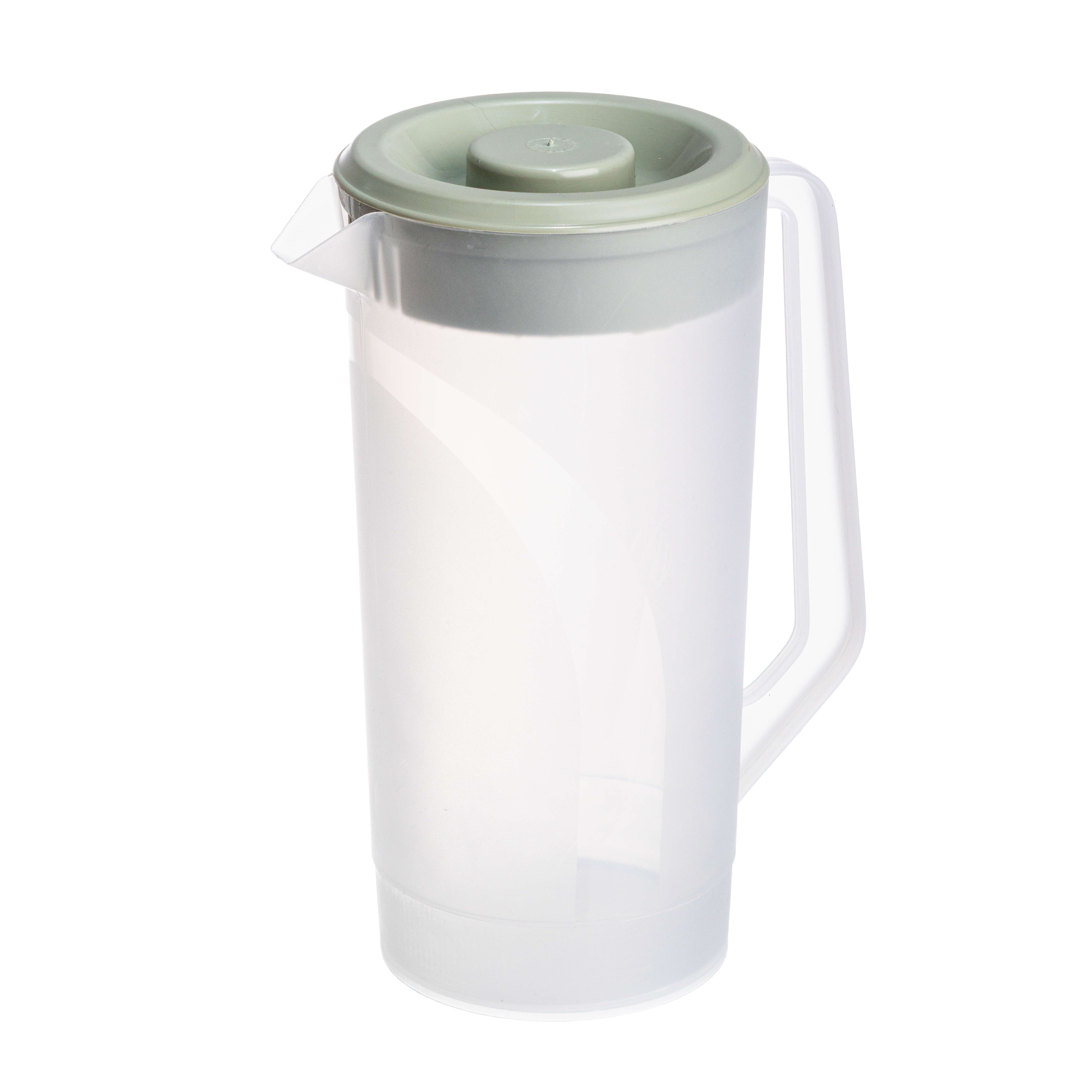 252611 JARRA VERDE TRASLÚCIDA 2L CON TAPA