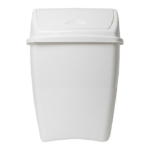 TACHO 15Lts TAPA VAIVÉN BLANCO