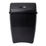 TACHO 15Lts TAPA VAIVÉN NEGRO